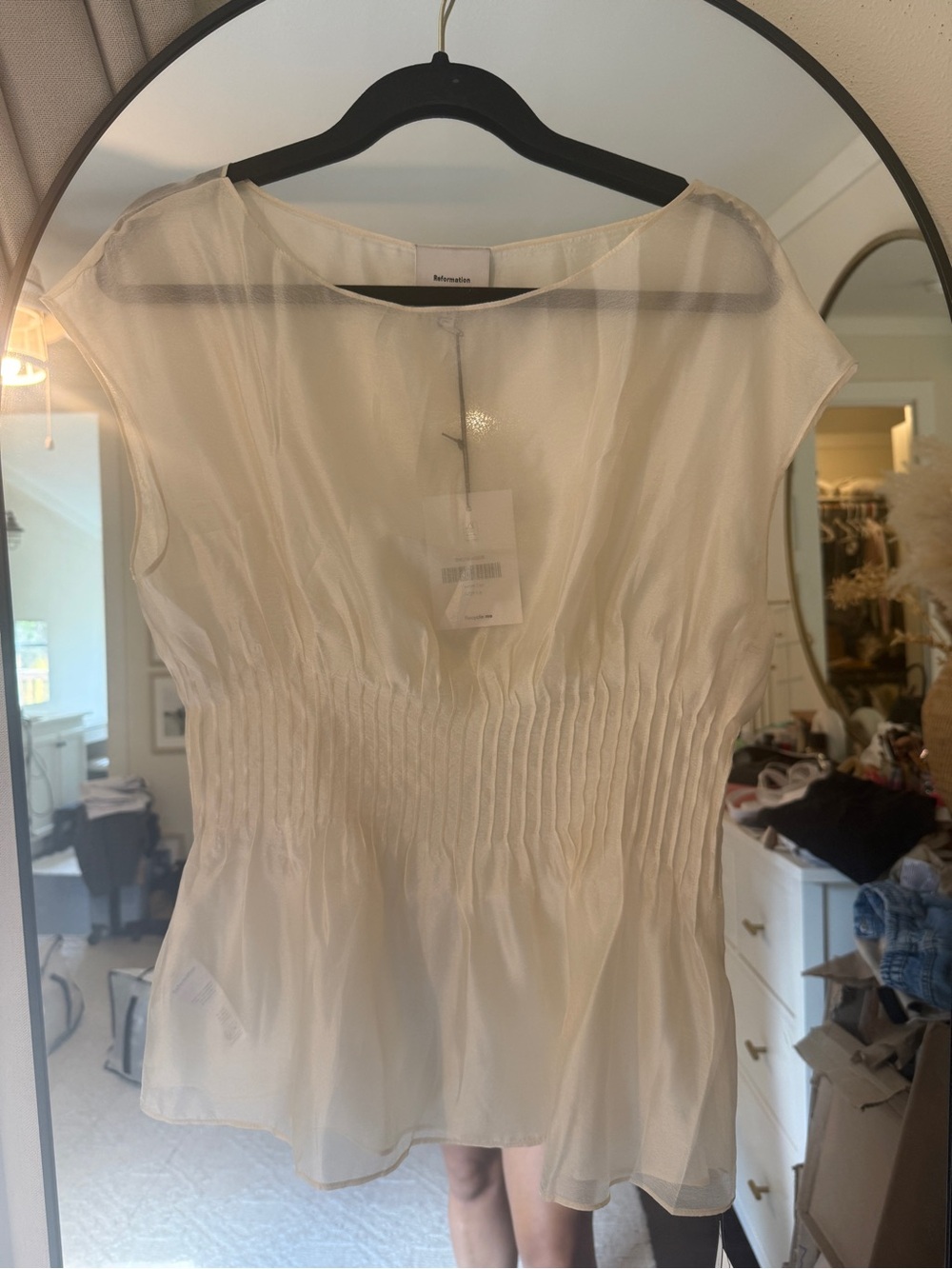 Reformation Yasmin top